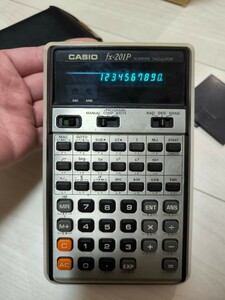 CASIO 関数電卓 fx-201P 昭和レトロ 計算機 ポケコン レア物 蛍光表示 カシオ 電卓