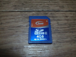 ★ 送料無料 TEAM SDHCカード 4GB Class10 SD メモリーカード ★