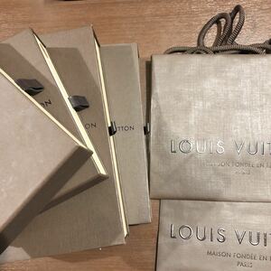 【空き箱と紙袋のみ】6点セット　LOUIS VUITTON ルイヴィトン 紙袋 ショップ袋 ショッパー 空箱