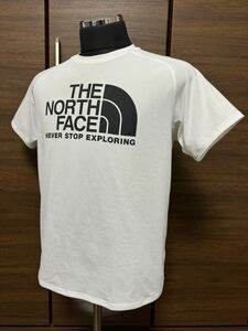THE NORTH FACE(ザ・ノースフェイス） S/S GTD Logo Crew（GTDロゴクルー）NT12092 ホワイト M 軽量速乾 ランニング GOLDWIN正規品