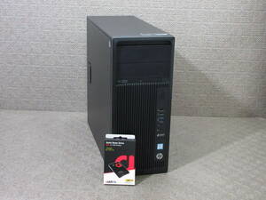 【新品 SSD 256GB】HP Z240 Tower Workstation (Win11認証済み) / Xeon E3-1230v5 3.40GHz / 16GB / Quadro K2200 / DVD-ROM / No.T873