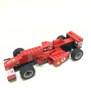 △LEGO レゴ フェラーリ F1 レースカー 完成品 ブロック 車 乗り物 おもちゃ ホビー コレクション 現状品△C73721