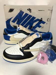 新品 NIKE AIR JORDAN 1 LOW Travis Scott Fragment 29.5cm ジョーダン1 トラヴィス フラグメント us11.5 