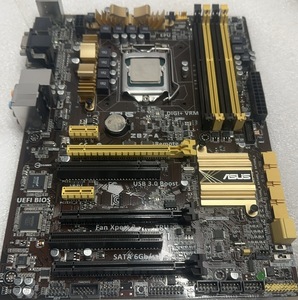 M42010 中古良品マザーボード　 ASUS-Z87-A + Corei5-4670 CPU内蔵　動作確認済・