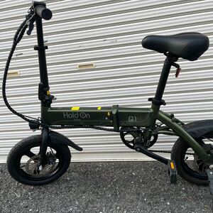 Hold On Electric Q1折り畳み電動自転車 、譲渡証明書と販売証明は発行出来ませんご注意ください。引き取り可能。場所茨木市