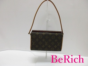 美品 ルイ ヴィトン LOUIS VUITTON ハンドバッグ モノグラム レシタル M51900 茶 LV ロゴ【中古】【送料無料】 bk7761