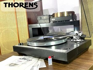 レコードプレーヤー THORENS TD321 SME 3009 S2 improved 搭載 取説/新品ベルト付属 Audio Station