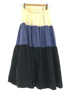 Color Blocking Tiered Skirt/STUMBLY/ロングスカート/36/535-3120309