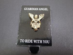 Guardian Angel 守護天使 Pin To Ride with You Gold ゴールド ピンズ お守り