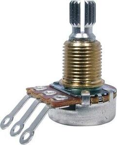 ポット Potentiometer - Bourns, Linear, Knurled Shaft, Mini, 250 kΩ [送料170円から 同梱可]