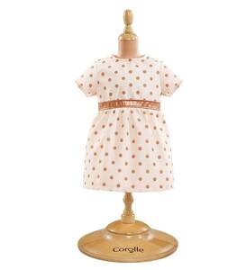 送料無料　フランス　COROLLE 30cm 12インチ Mon Premier 人形のお洋服 Pink Gold Dress