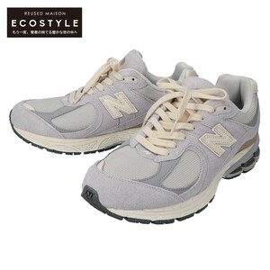 【美品】NEW BALANCE ニューバランス M2002RSA スエード/メッシュ スニーカー シューズ US8 グレー メンズ