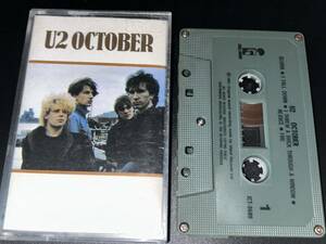 U2 / October 輸入カセットテープ