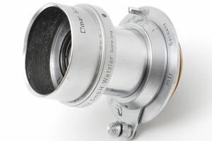 Leica Elmar 5cm F3.5 + Hood FISON ライカ エルマー フード ＦＩＳＯＮ Lマウント L39 Leitz Wetzlar ライツ Germany ドイツ 5/3.5 50 35