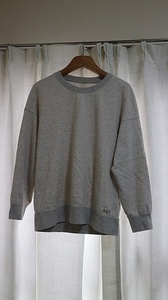 ★VISVIM ビズビム JUMBO SWEAT/18SS/2/コットン/グレー/0118105010039★L14