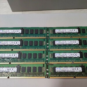 【8枚セット】M393B5270DH0-YK0 Samsung 4GB DDR3-1600 PC3L-12800R Registered ECC 1.35V 240pin