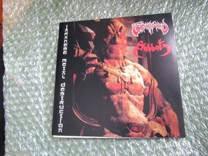 300枚限定プレス Terror Squad/Sabbat 「Japanese Metal Destruction」Split EP GORGON SIGH ABIGAIL ジャパメタ