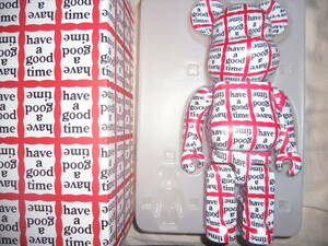 ベアブリック bearbrick HAVE A GOOD TIME ハヴアグッドタイム 400% kaws ape Marvel world