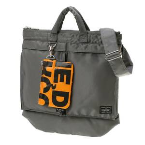 PORTER COMME des GARCONS TANKER HELMET BAG ポーター コムデギャルソンバッグ タンカー ヘルメットバッグ グレー サイズS 新品