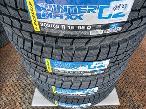 未使用アウトレット品！　ダンロップ　ウインターマックス　ＷＭ０２　２０５／６５Ｒ１６　９５Ｑ　スタッドレスタイヤ　４本セット