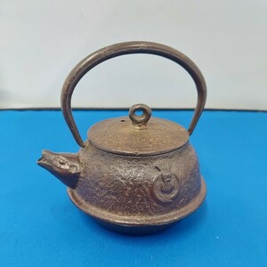 ★南部鉄器★良品★ぶんぶく茶釜★鉄製/鉄瓶★文福茶釜/分福茶釜★レトロ★急須★632g★鉄分補給★狸★開運/縁起モノ★趣味/コレクション★