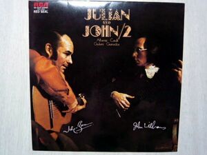 ジュリアン・ブリーム＆ジョン・ウィリアムス ギター二重奏２ スペイン舞曲　LP クラシックギター