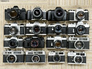 ★一眼レフ レンジファインダー カメラ 大量 おまとめ セット CANON/PENTAX/MINOLTA/KONICA/YASHICA/RICOH 16680O13.