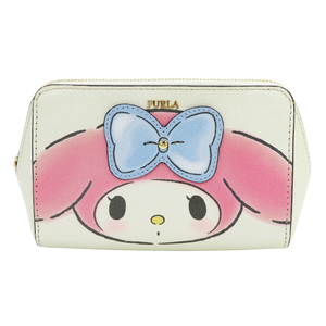 FURLA フルラ ×HELLO KITTY AND MY MELODY コスメティックケース マイメロディ ピンク系 [240101154882] レディース