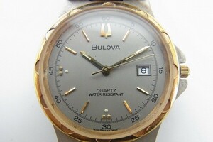 I670-J22-1057◎ BULOVA ブローバ 9063-5020 クォーツ 腕時計 現状品① ◎