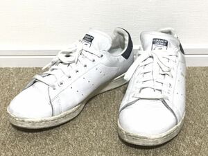 E377☆送料無料☆adidas/アディダス『CQ2870/STAN SMITH スタンスミス』スニーカー ホワイト×ネイビー 26.0cm