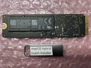 Apple 純正 SSD リンク幅 x4 の高速版 “APPLE SSD SM0512G”+インストール用 USB メモリ
