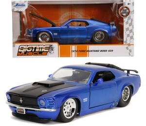 JADATOYS 1/24 BTM 1970 Ford Mustang Boss 429 マスタング　ミニカー BL