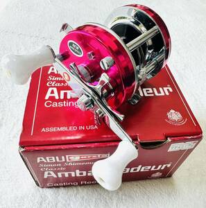 ★ABU GARCIA★アブガルシア★リール★サイモンシモムラ★5500★ピンク★新品★未使用★