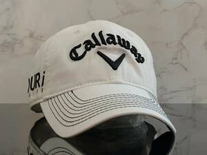 【未使用品】61C 訳あり★Callaway Golf キャロウェイ ゴルフ キャップ 帽子CAP 上品で高級感のあるホワイトにシリーズロゴ《FREEサイズ》