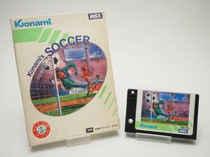 動確済 MSX用 コナミのサッカー Konami