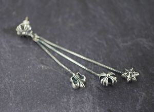 クロムハーツ/CHクロス ジョジョピアス/JOJO/新品加工/インボイス/左耳用/1円から！CHROME HEARTS