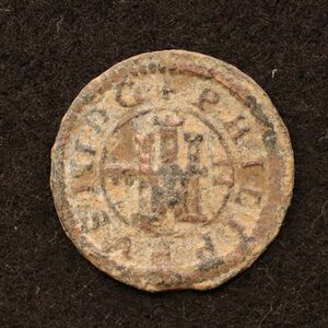スペイン フェリペ3世時代 マラベディ銅貨（1598-1621）[E4069]コイン