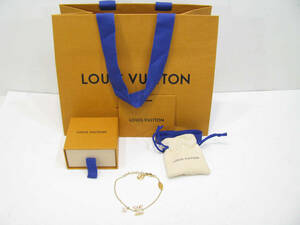 ★中古品★LOUIS VUITTON ルイ ヴィトン ブレスレット LV アイコニック 美品