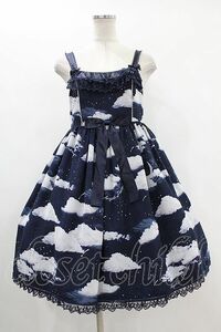 Angelic Pretty / Misty Skyジャンパースカート Free ネイビー H-24-03-15-1033-AP-OP-NS-ZH