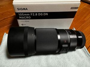 SIGMA 105mm f2.8 macro DG DN Art Sony E用