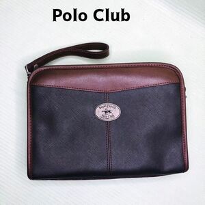 Polo Club ポロクラブ　セカンドバッグ クラッチバッグ ブラウン