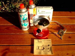 入手困難★箱付Vintage【MEDALIST】お宝メダリスト★Butane Sierra Stove／Mini Stove＋CB缶ホース★稀少Made in U.S.A.♪