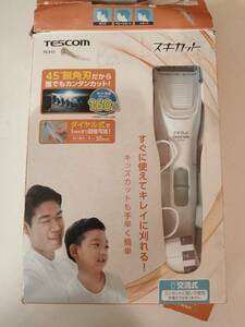 【中古動作確認品】TESCOM　スキカット　ヘアーカッター　TC317