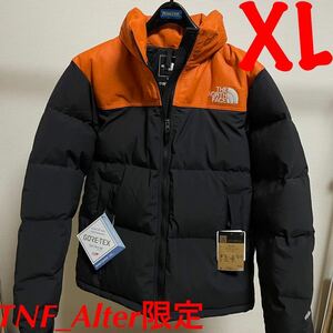 ノースフェイスオルター限定 GTX LEATHER NUPTSE JACKET【XL】GTXレザーヌプシジャケット【KR ブラック×オレンジ】直営店限定 altar 新品