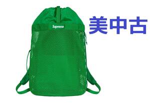 【100円スタート～即決あり 美中古】Supreme 23/SS Mesh Backpack Green／メッシュバックパック／リュック／緑