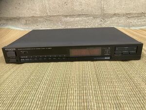 KENWOOD KT‐880F FM AM ステレオチューナー ケンウッド 動作確認済み 本体のみ ケンウッド