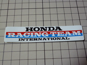 純正品 HONDA RACING TEAM INTERNATIONAL ステッカー (100×21mm) ホンダ レーシング チーム インターナショナル
