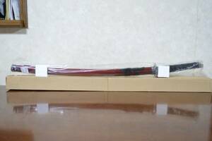 模造刀　日本刀　大刀　木製　流浪刀２　くノ一　赤鞘　コスプレ　　　　　数３