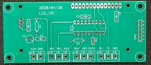 有機ＥＬキャラクタディスプレイモジュール(SO1602)用テスト基板