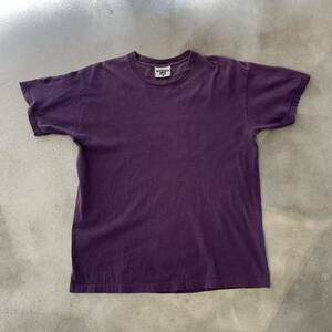 90年代 USA製 LEE 無地Tシャツ アメリカ製 リー コットン 90’s 半袖 紫 パープル L